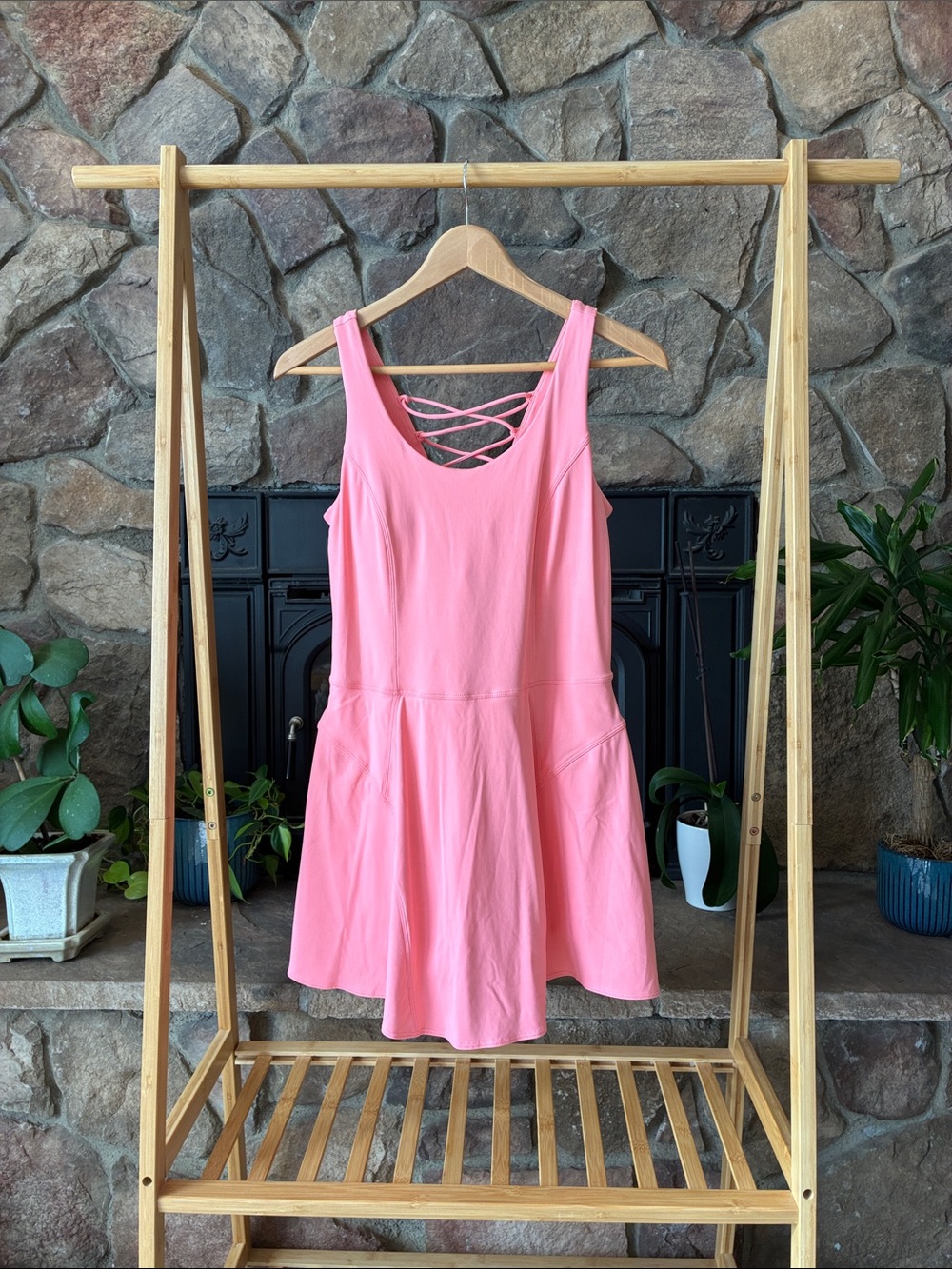 JoyLab Pink Active Dress with Built-In Shorts